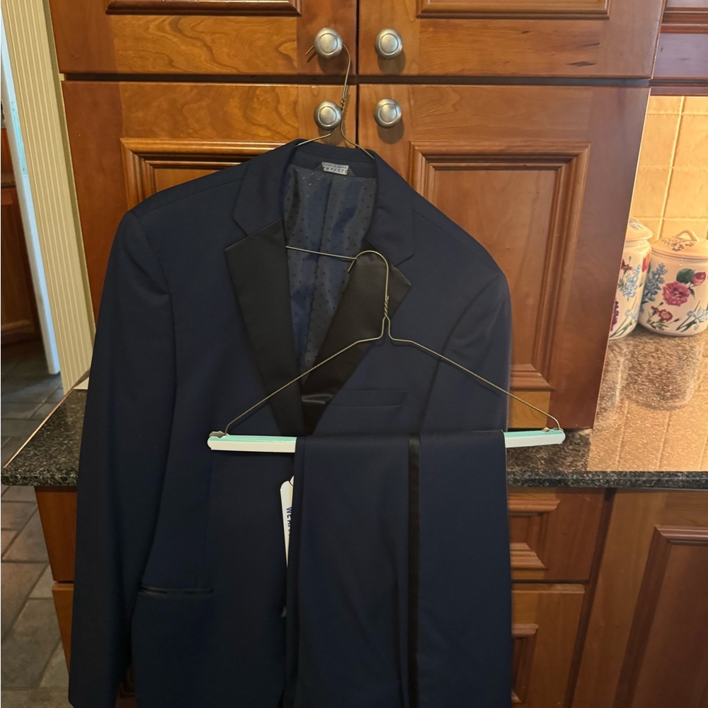 Modella Tuxedo Blue and Black Formal Wear
